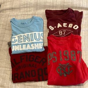 Bundle of boys 7/8 shirts